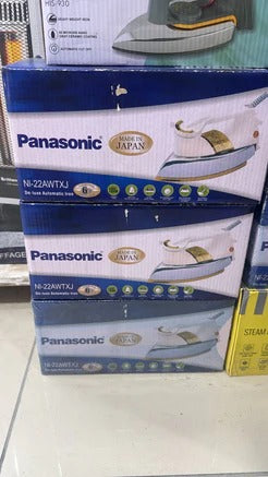 Panasonic NI-22AWT Automatic Dry Iron | 1000W Powerful Heating | Non-Stick Soleplate